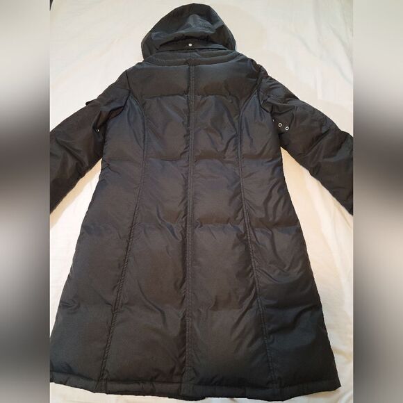 DKNY puffer trench coat women's large - Picture 7 of 11
